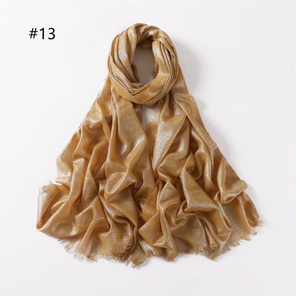 Shining Artificial Bright Silk Hijab (MH100)