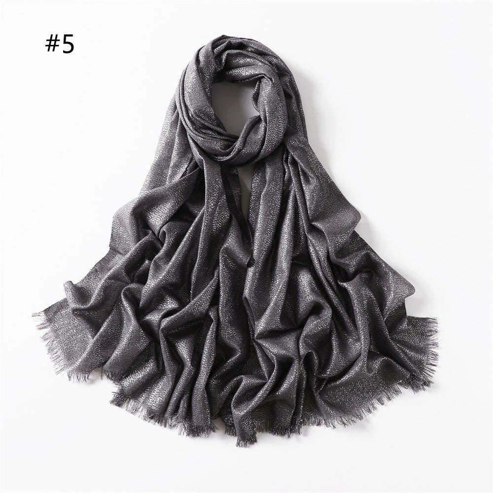Shining Artificial Bright Silk Hijab (MH100)