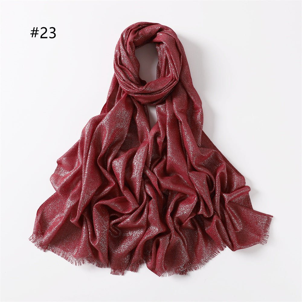 Shining Artificial Bright Silk Hijab (MH100)