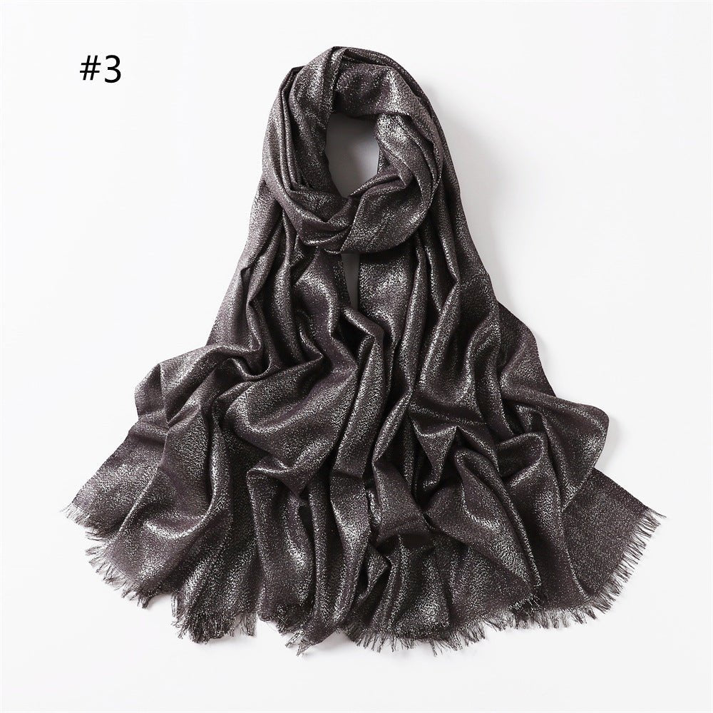 Shining Artificial Bright Silk Hijab (MH100)