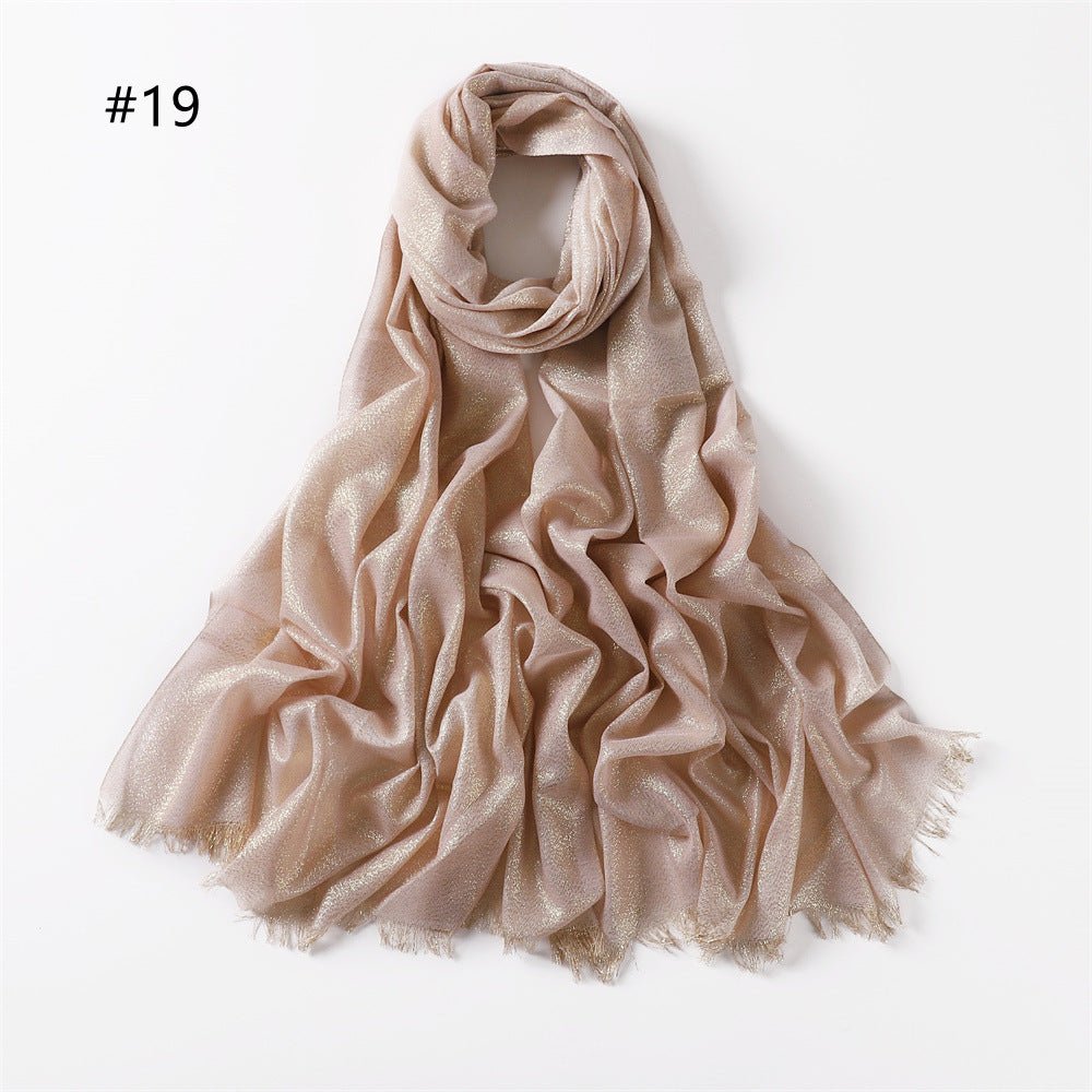 Shining Artificial Bright Silk Hijab (MH100)