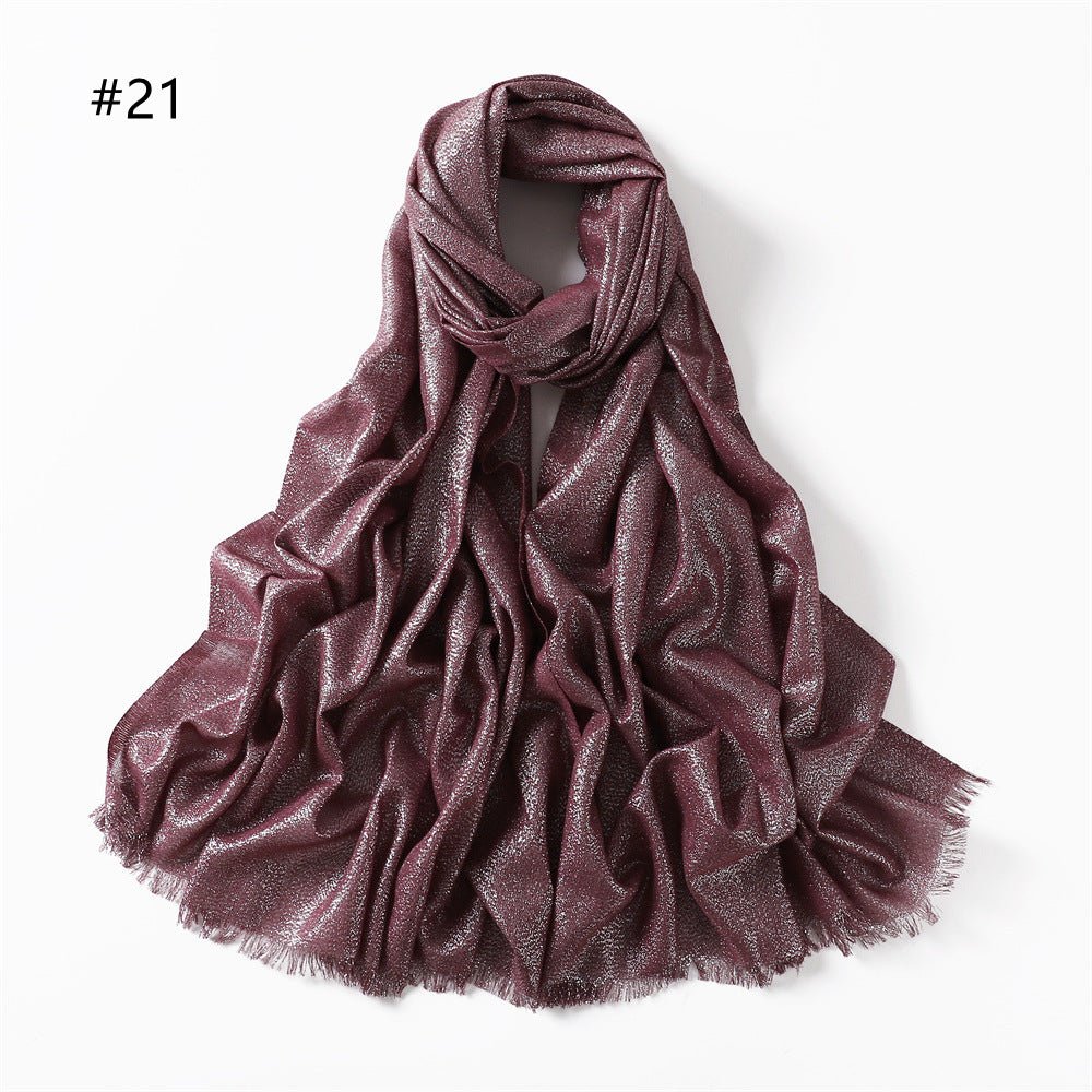Shining Artificial Bright Silk Hijab (MH100)