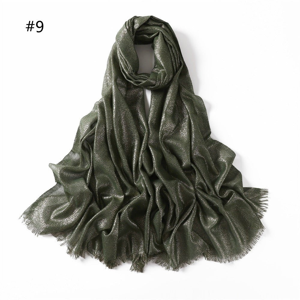 Shining Artificial Bright Silk Hijab (MH100)