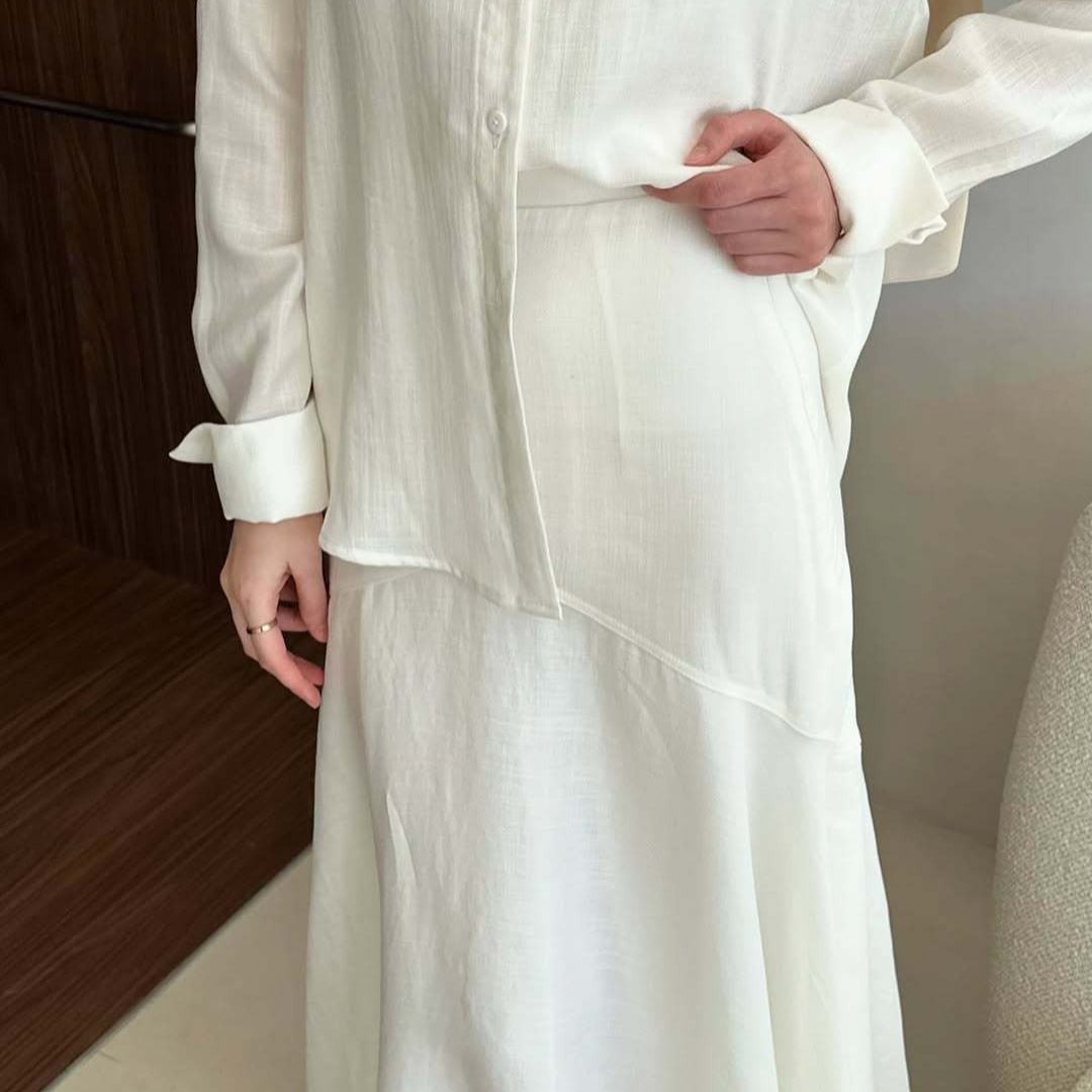 Shirt & Tiered Skirt Set(MS259)