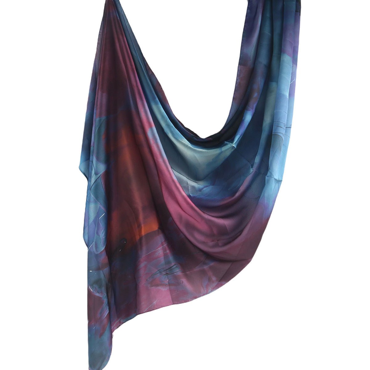 Silk Marble Print Hijab Scarf(MH209)