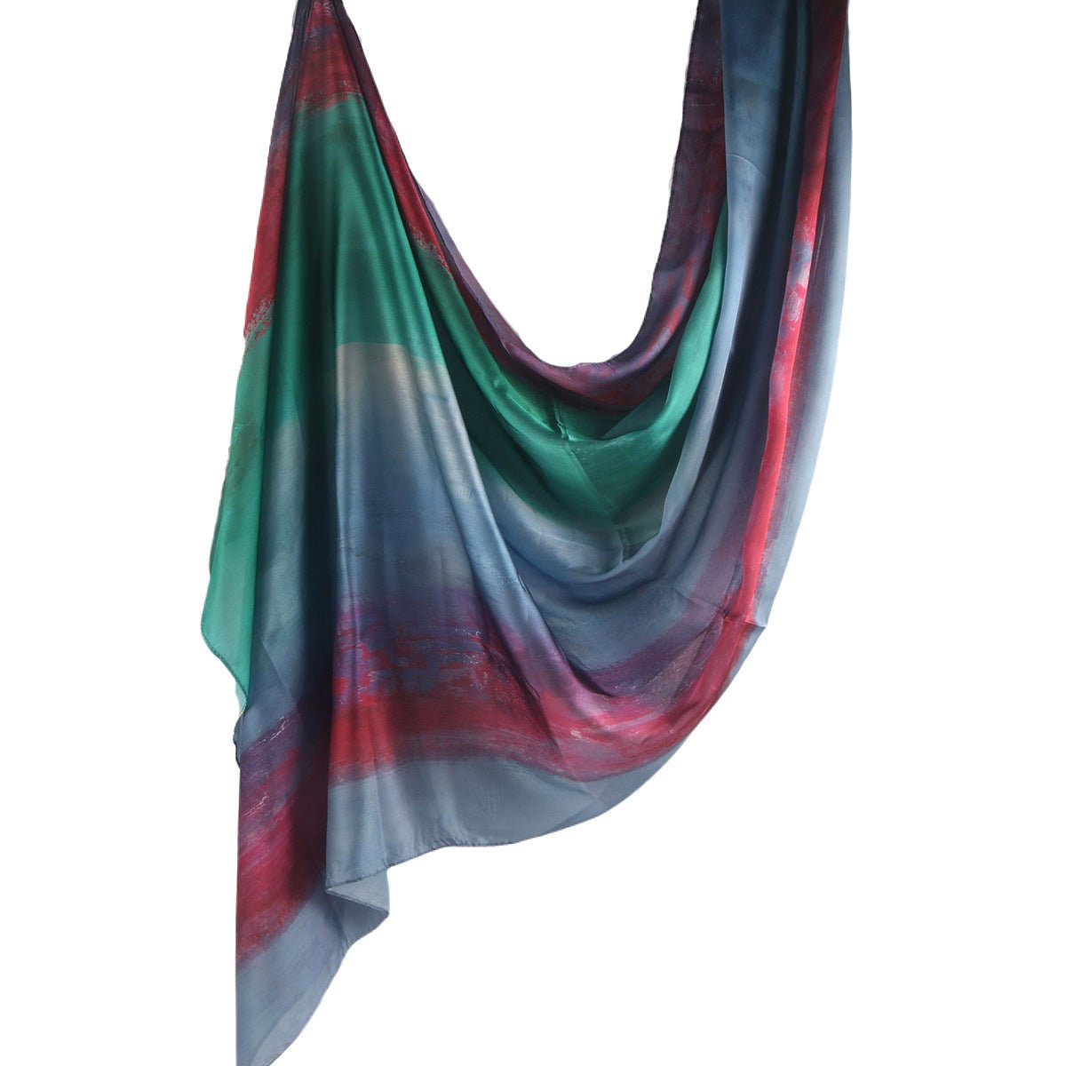 Silk Marble Print Hijab Scarf(MH209)