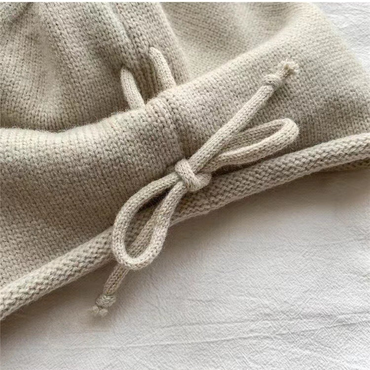 Slouchy Drawstring Beanie Hat(MAC304)