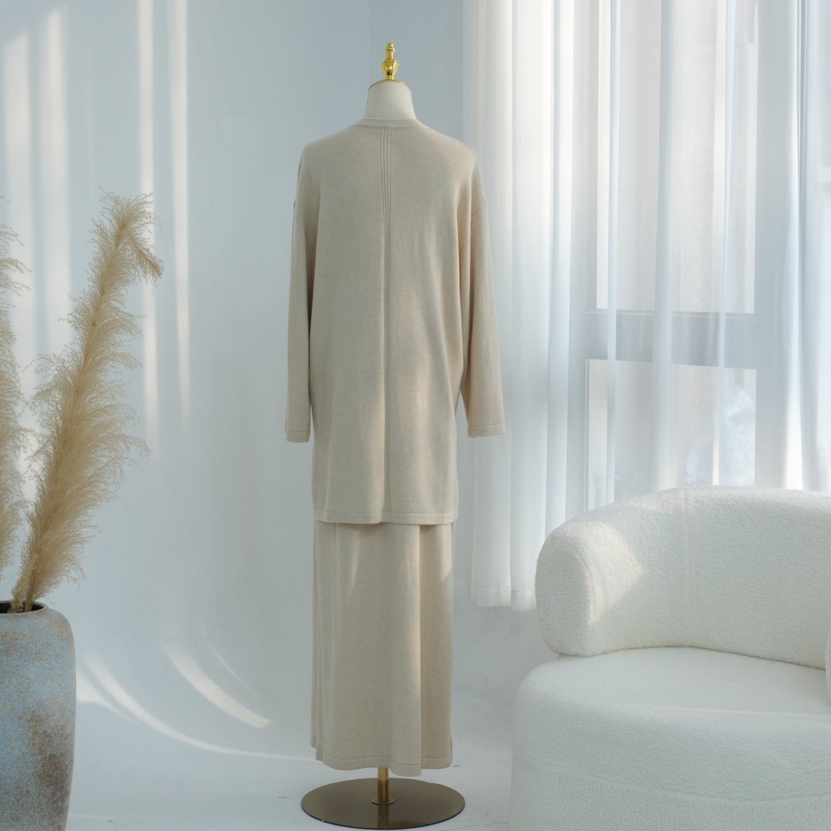 Soft Knit Three-Piece Set(MOA284)