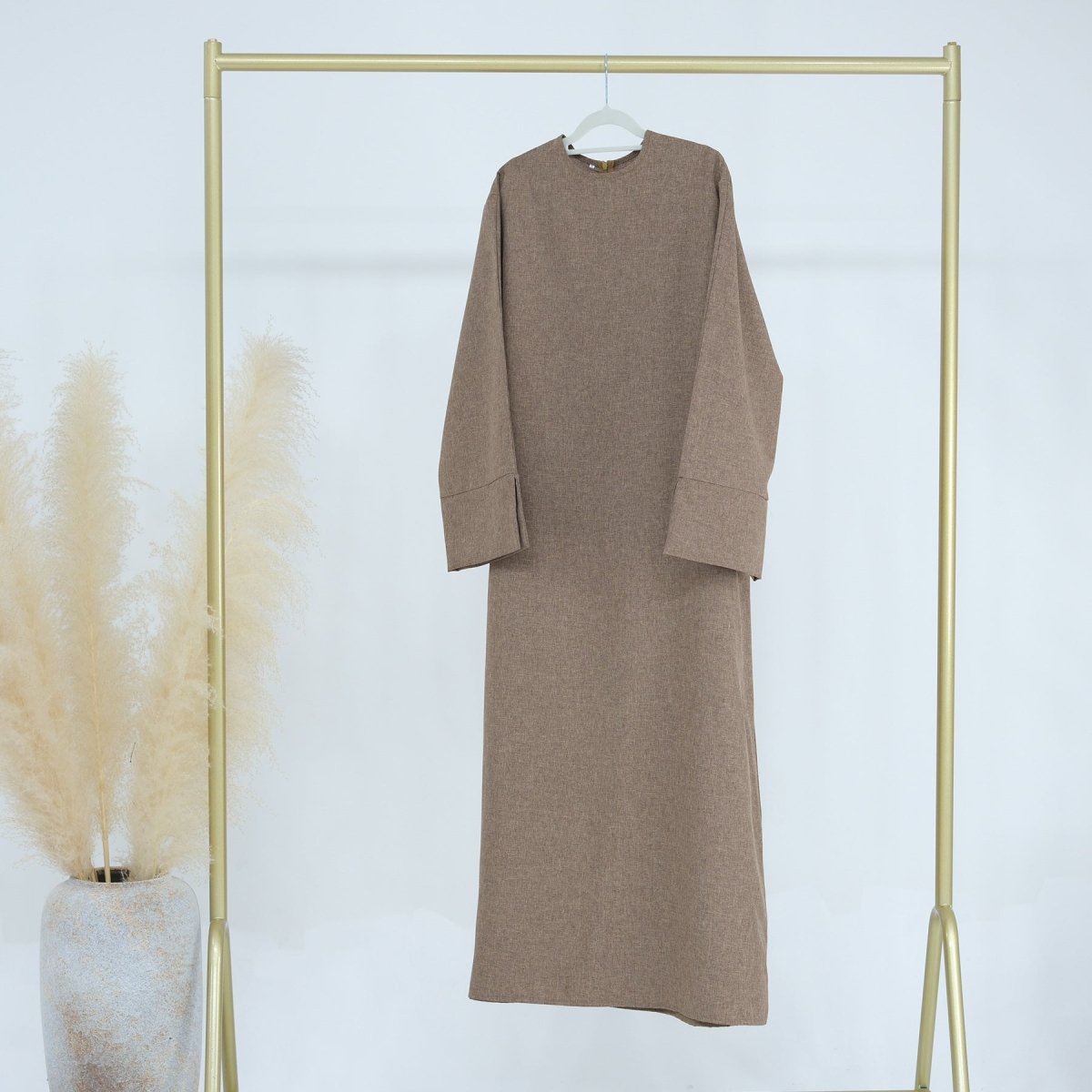 Solid Color Casual Loose Abaya (MA109)