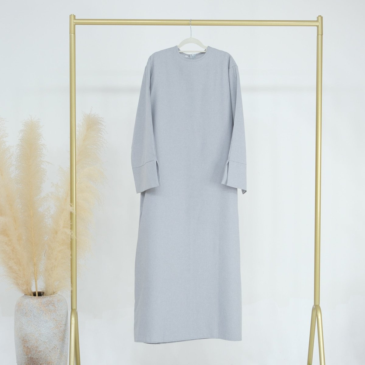 Solid Color Casual Loose Abaya (MA109)