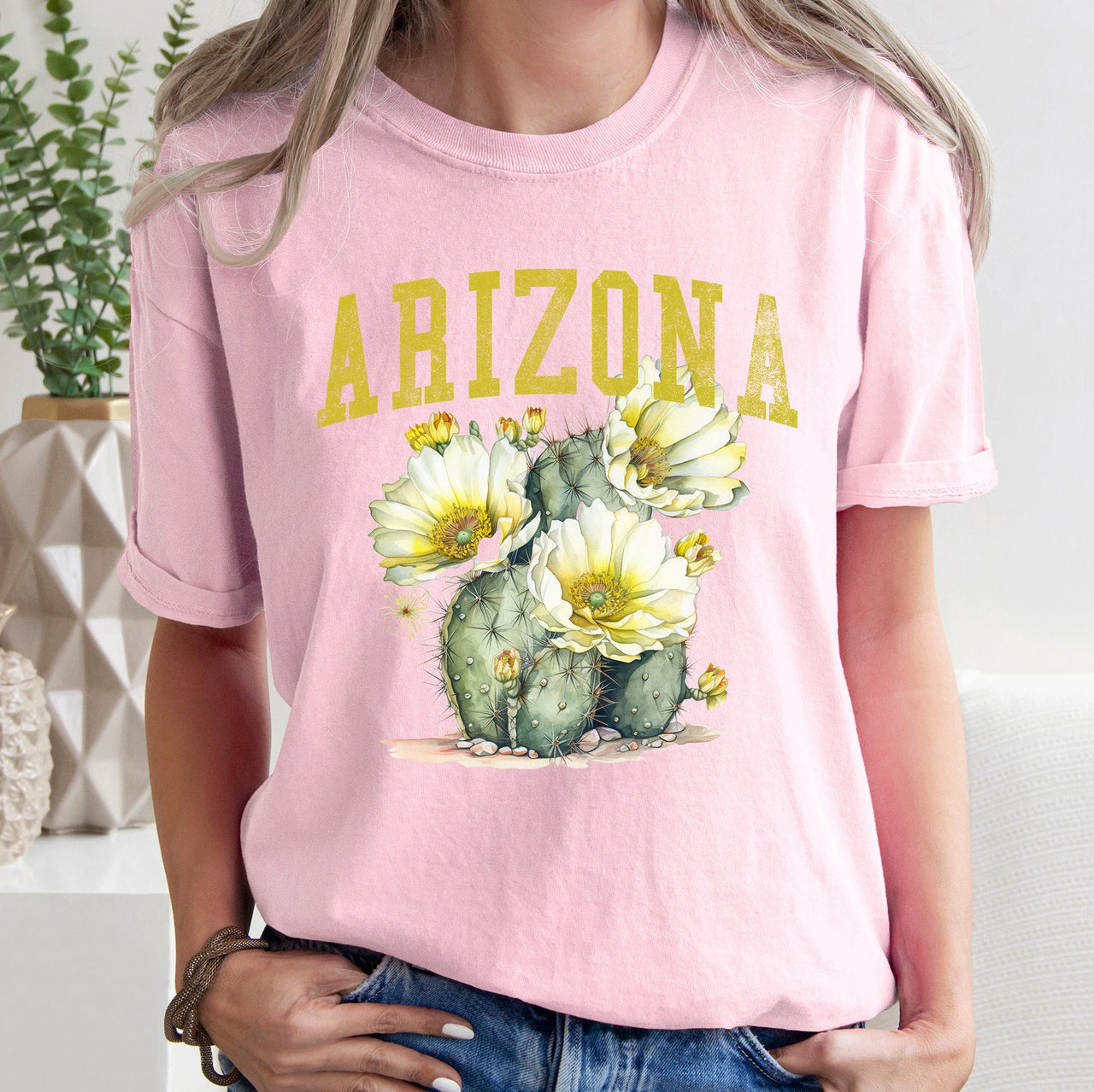 Arizona State Flower Comfort Colors Tee