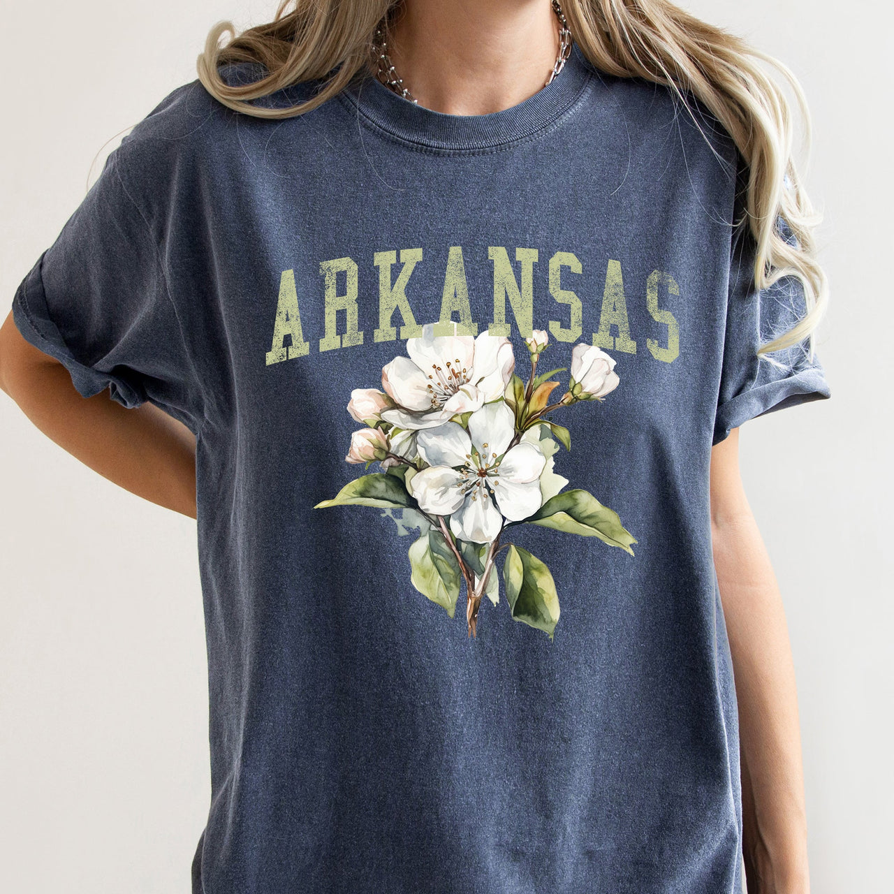 Arkansas State Flower Comfort Colors Tee
