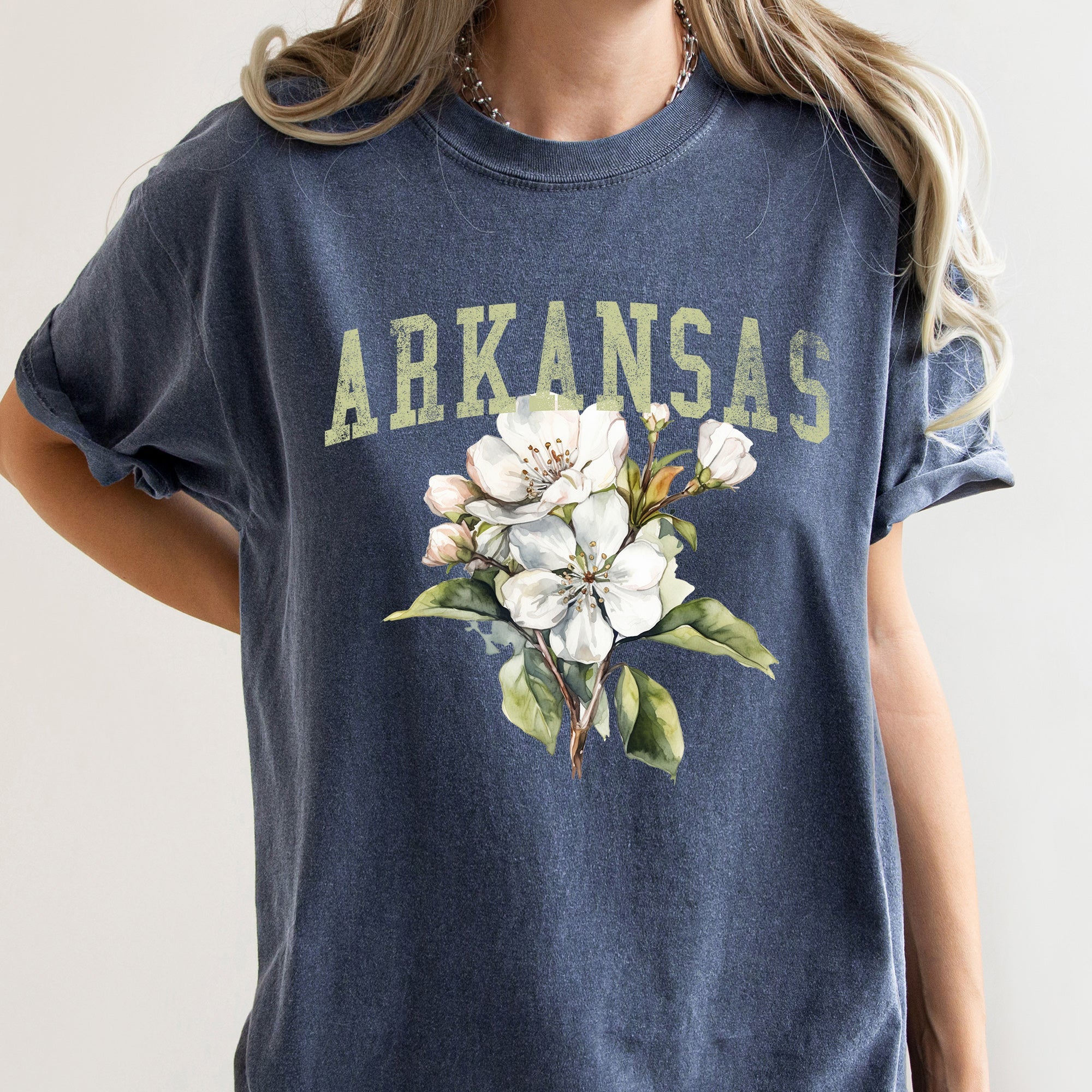 Arkansas State Flower Comfort Colors Tee