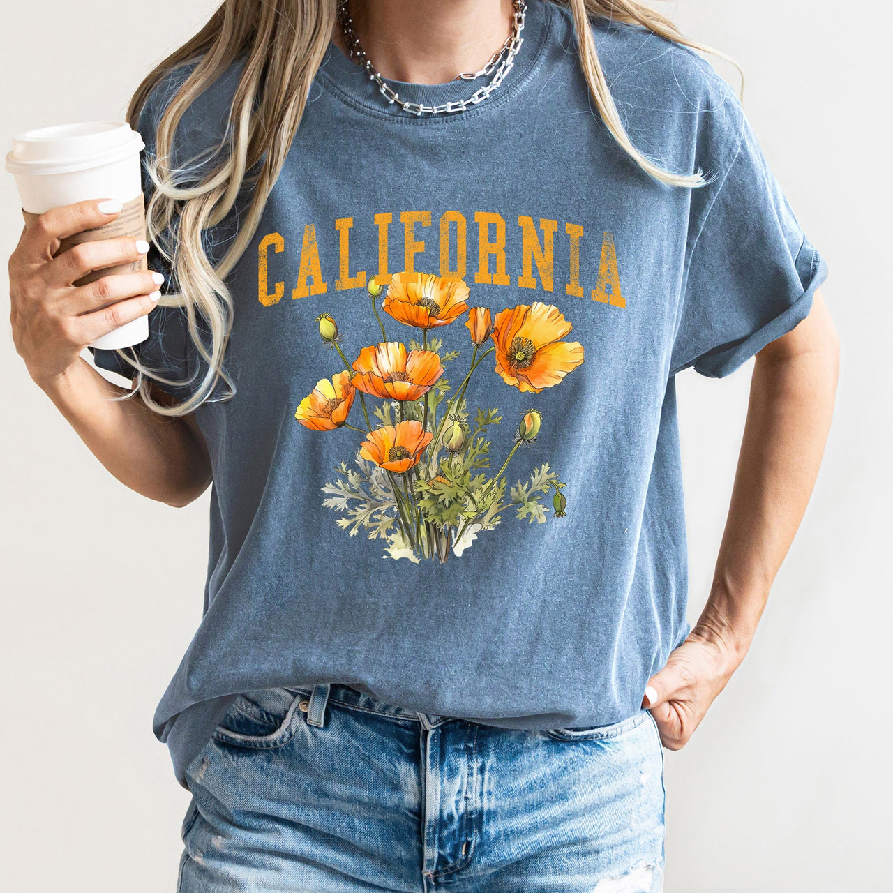 California State Flower Comfort Colors Tee