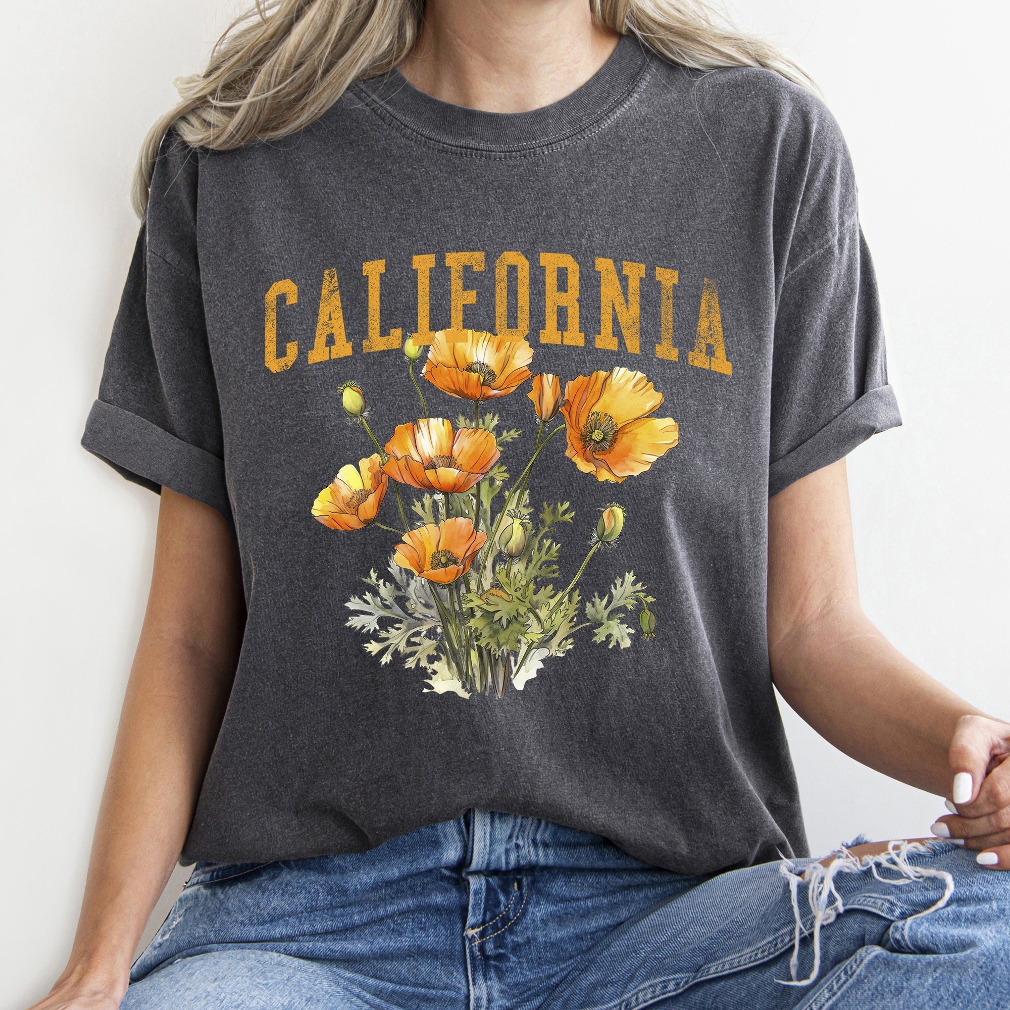 California State Flower Comfort Colors Tee