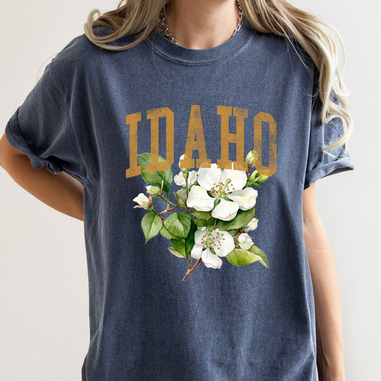 Idaho State Flower Comfort Colors Tee