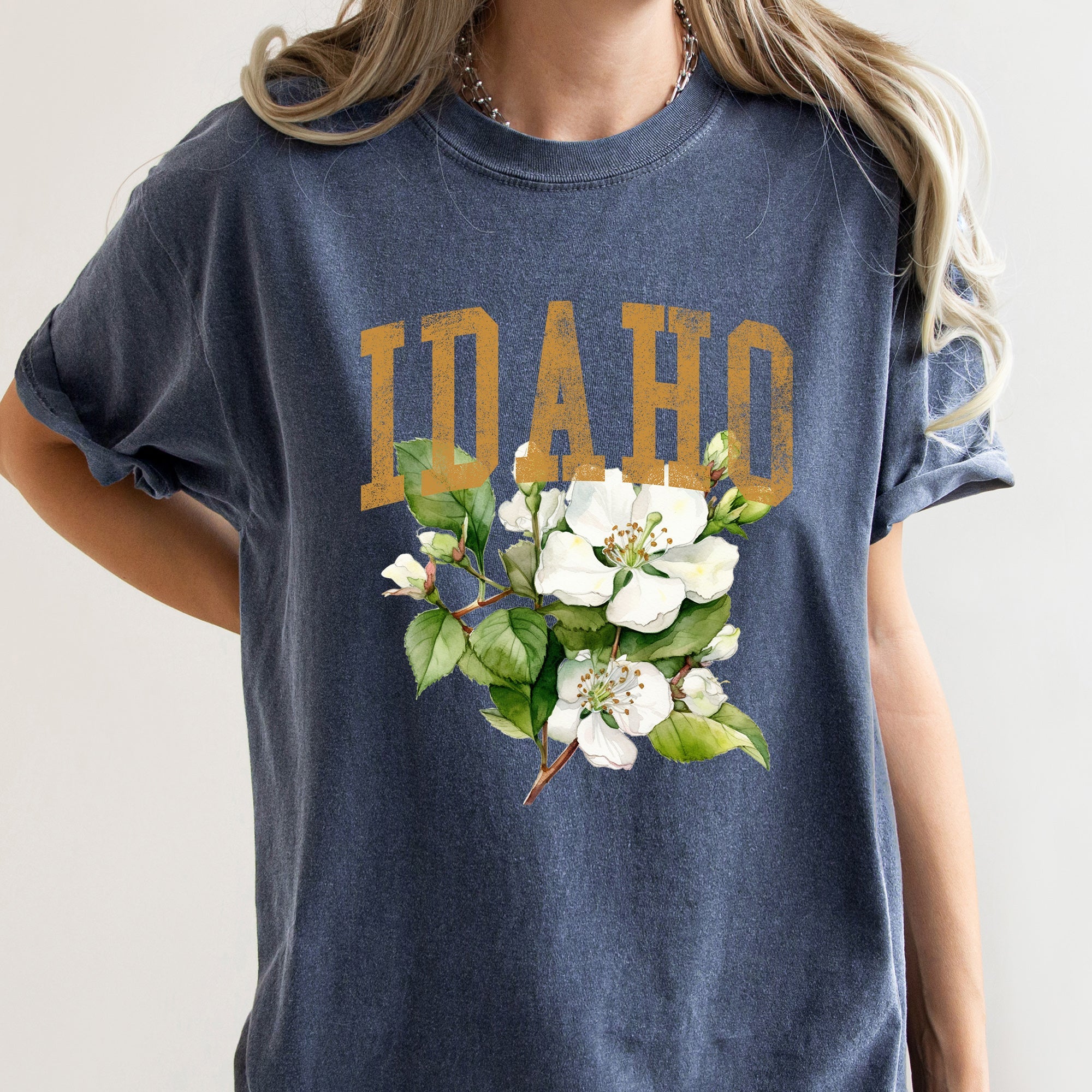 Idaho State Flower Comfort Colors Tee