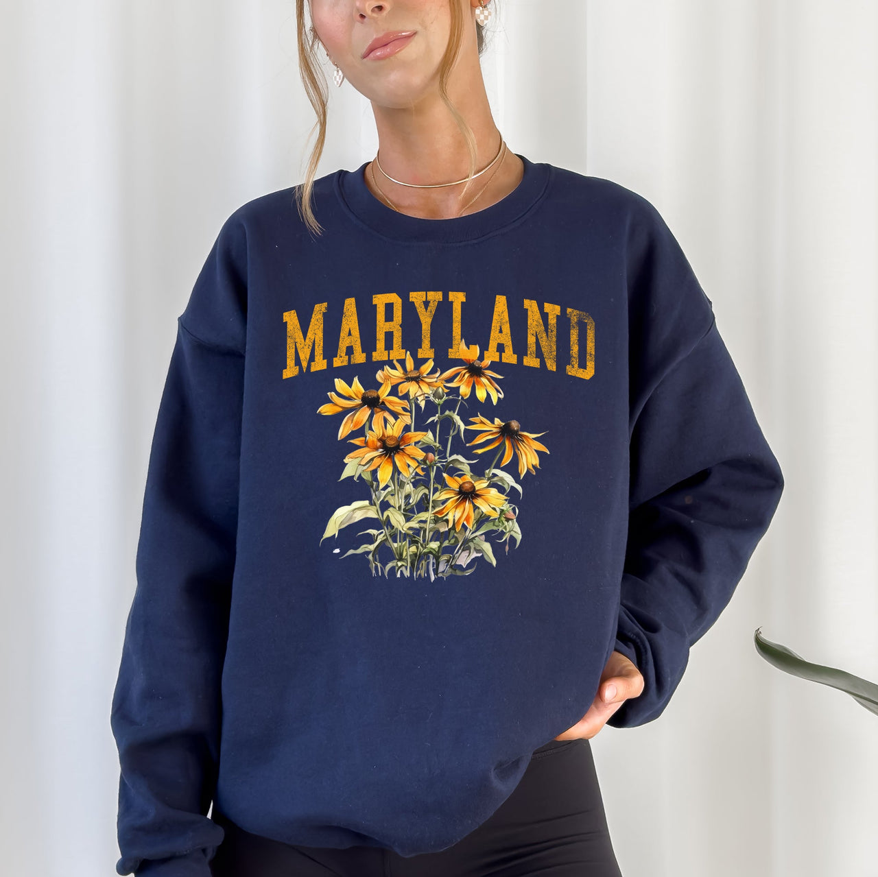 Maryland State Flower Graphic Sweatshirt