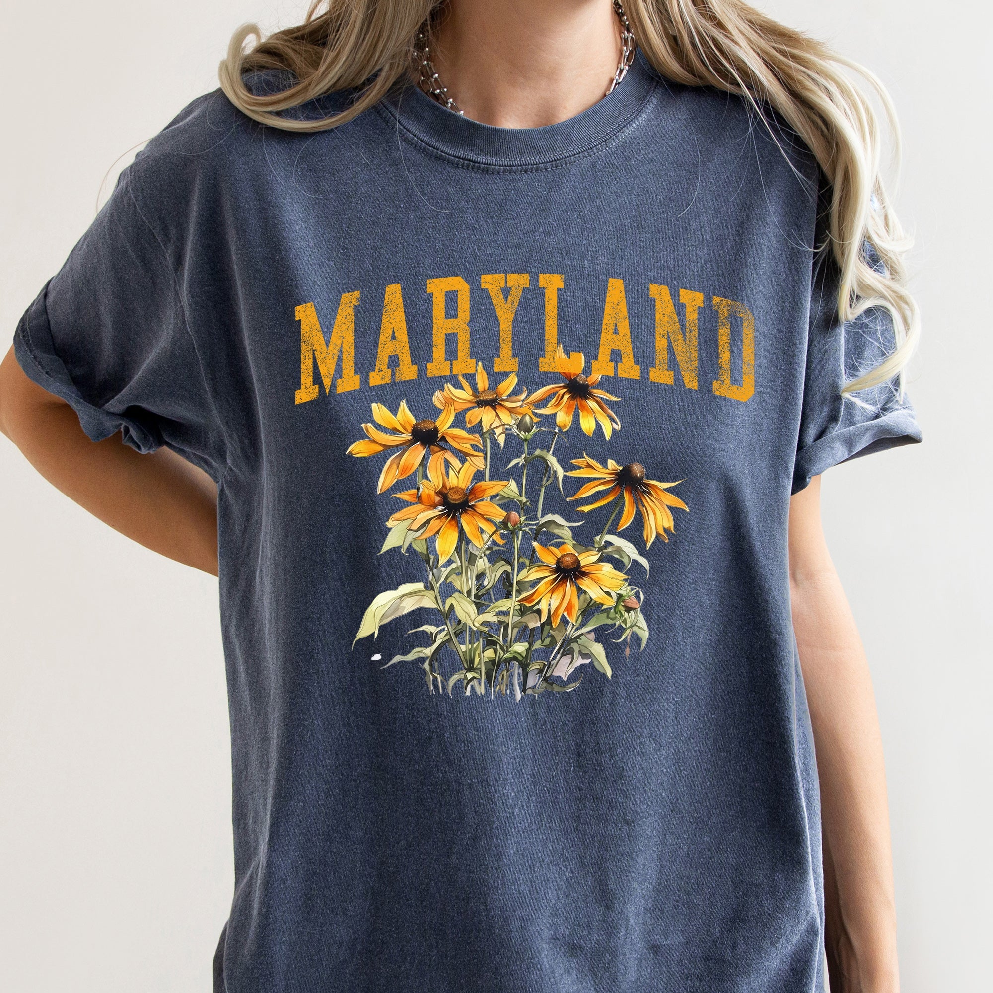 Maryland State Flower Comfort Colors Tee
