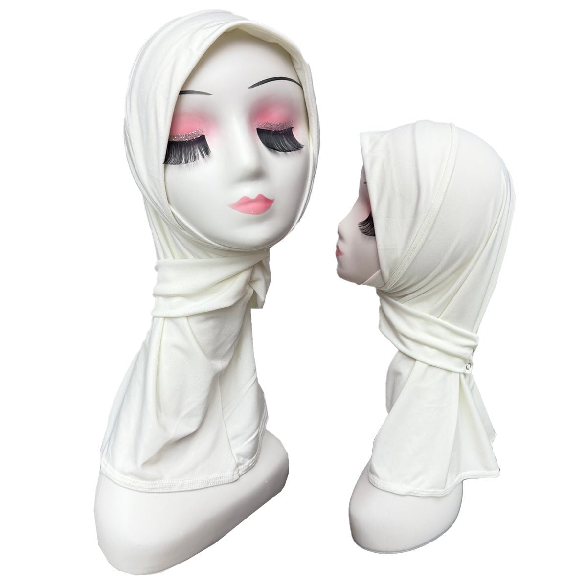 Stretch Underscarf Hijab Cap with Snap Button(MH234)