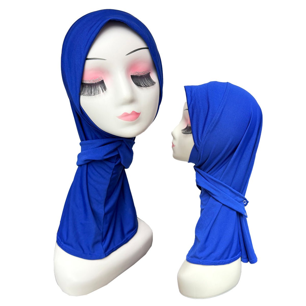 Stretch Underscarf Hijab Cap with Snap Button(MH234)