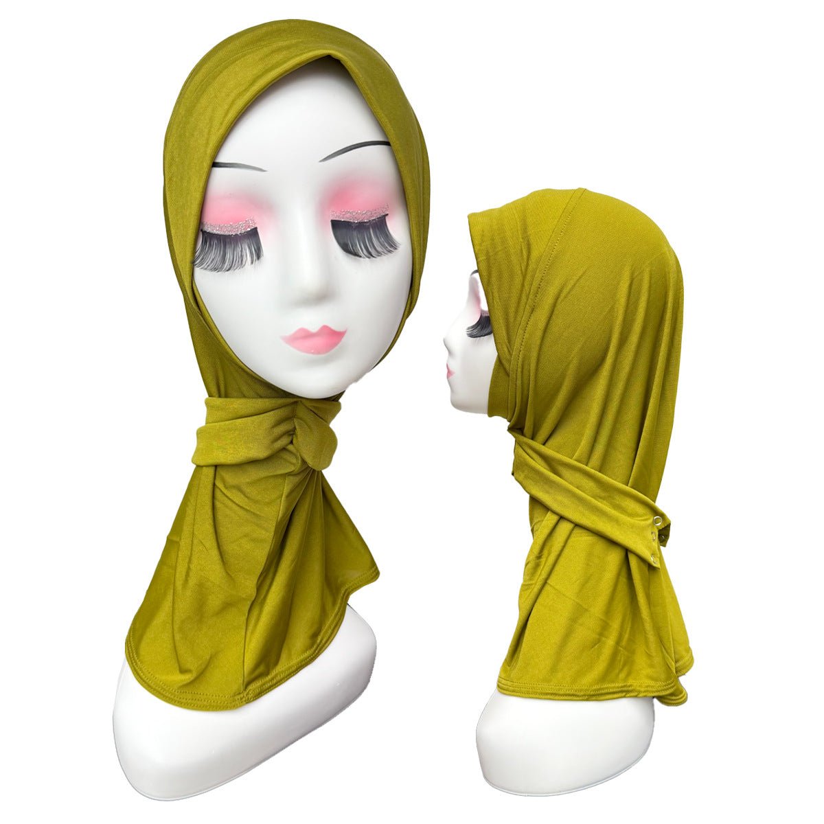 Stretch Underscarf Hijab Cap with Snap Button(MH234)