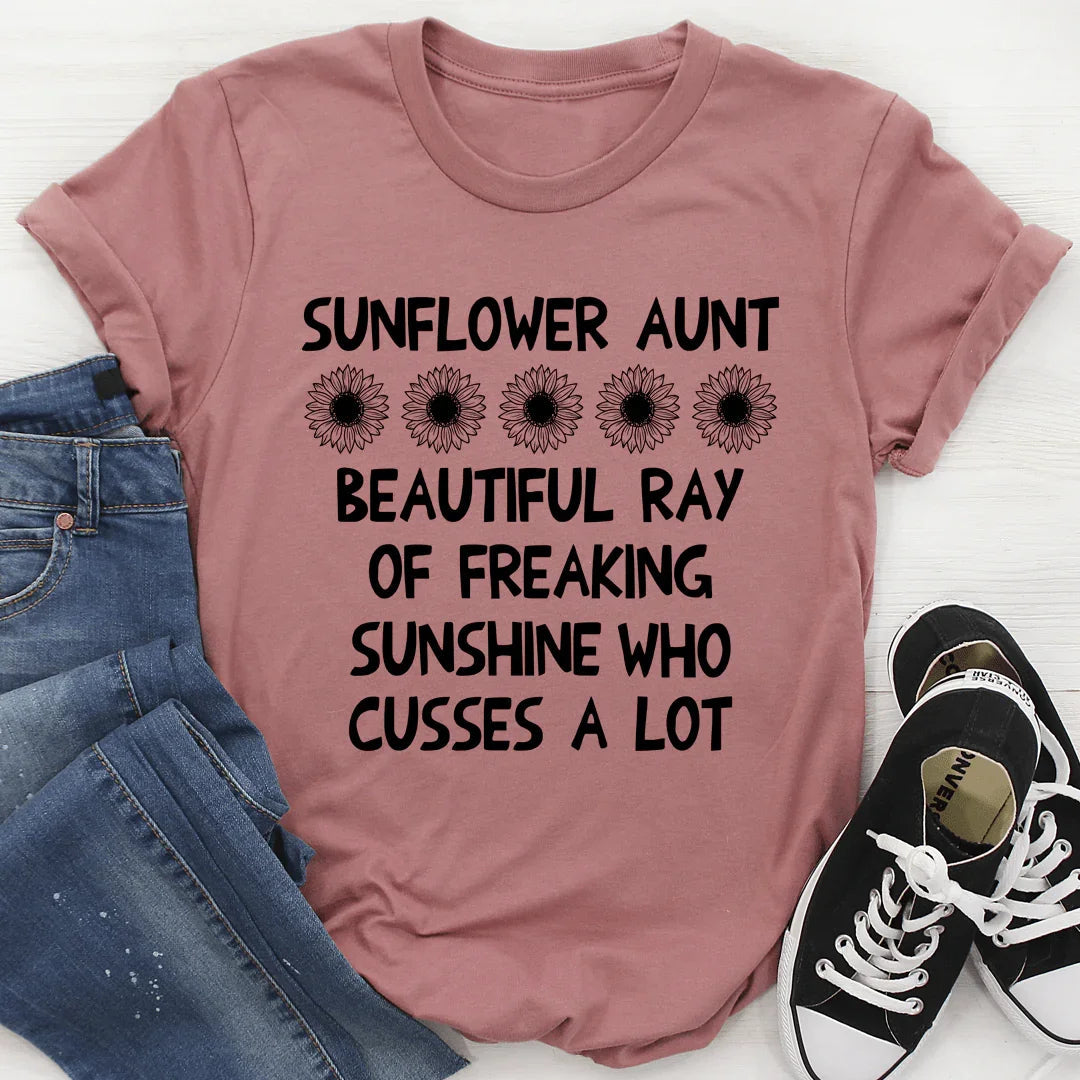 Sunflower Aunt Tee