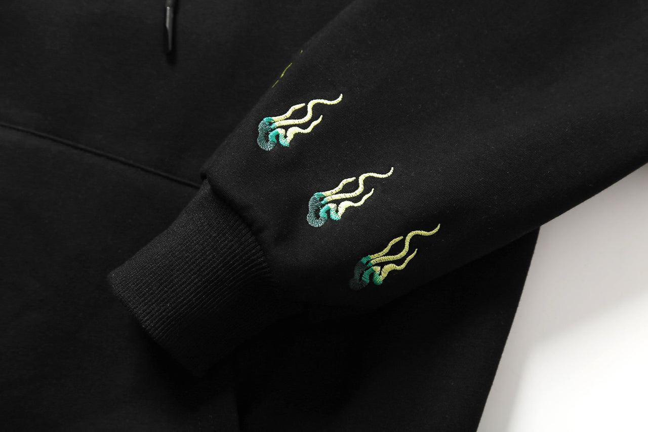 SW9007 Emerald Kirin Embroidery Sweater