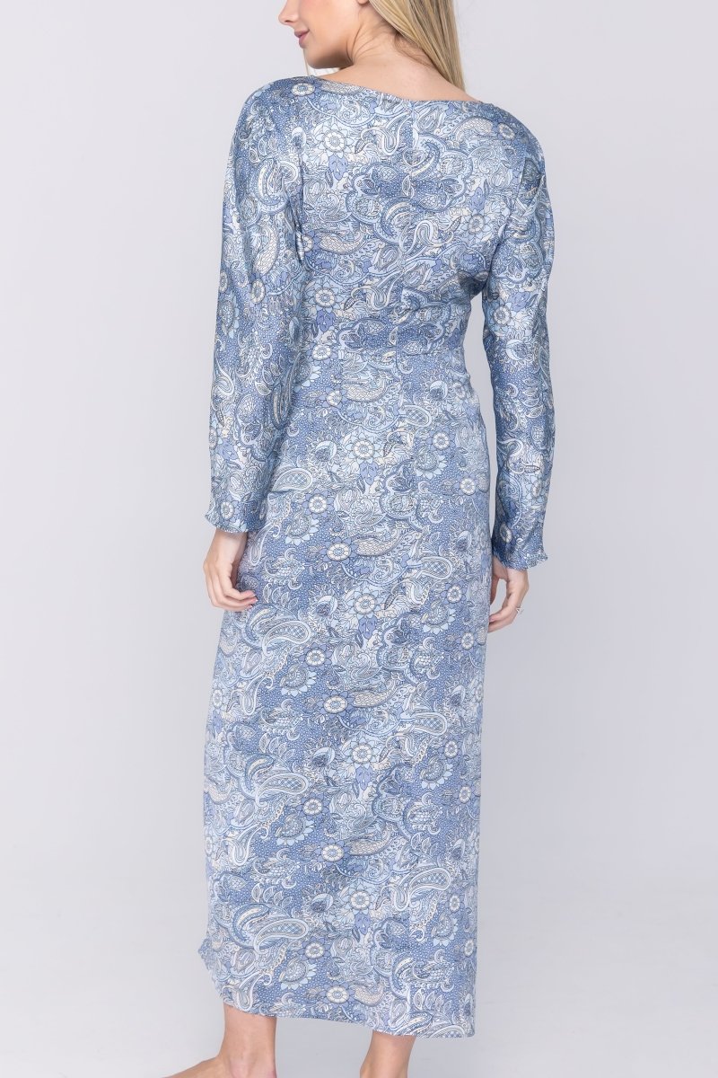 SYDNEY DRESS (BLUE/GRAY)