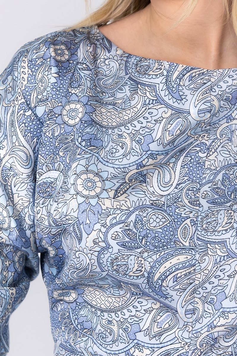 SYDNEY DRESS (BLUE/GRAY)