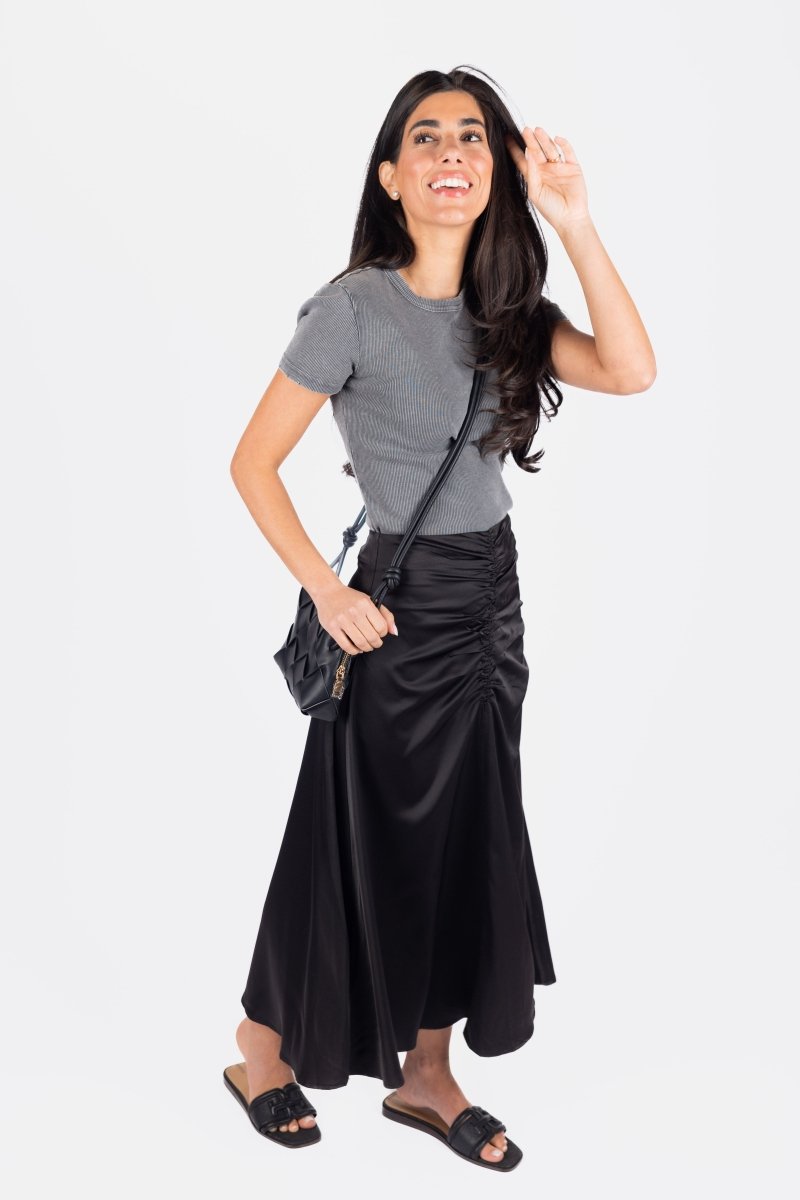 Sylvie Skirt (Black Solid)