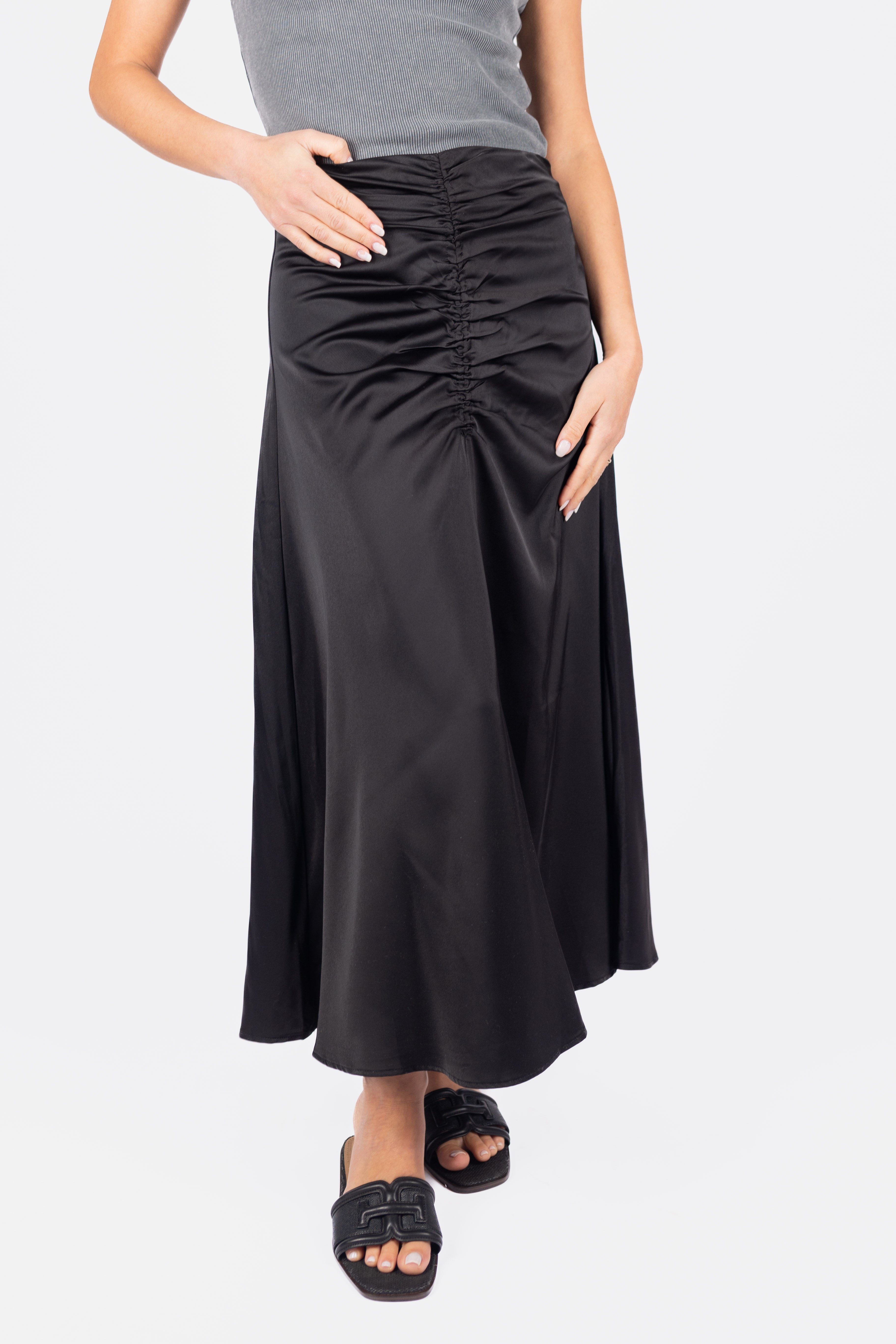 Sylvie Skirt (Black Solid)