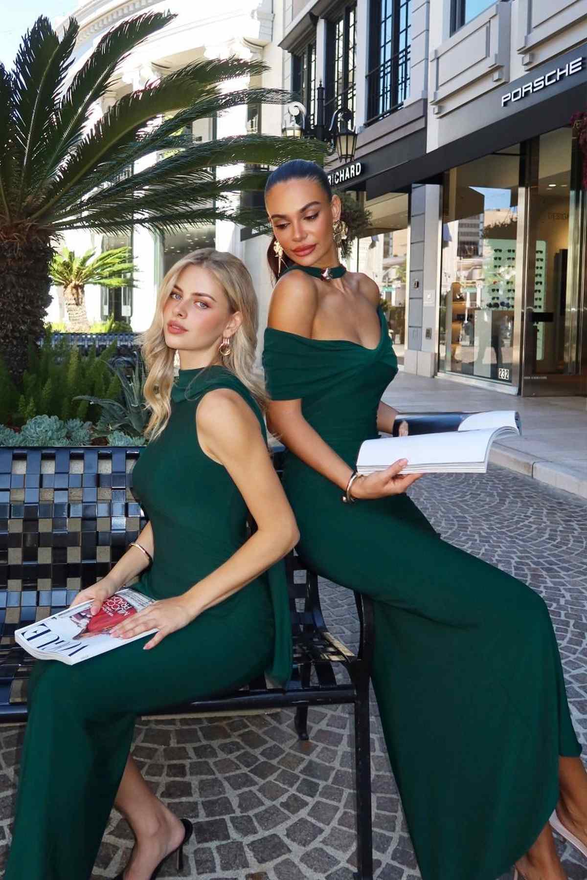 Astee T503 Off the Shoulder Halter Strap Fitted Stretch Dress