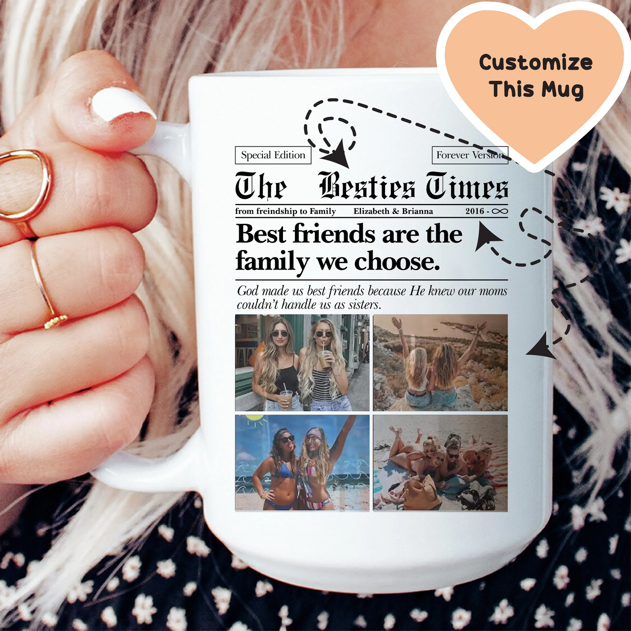 The Bestie Times Custom Mug