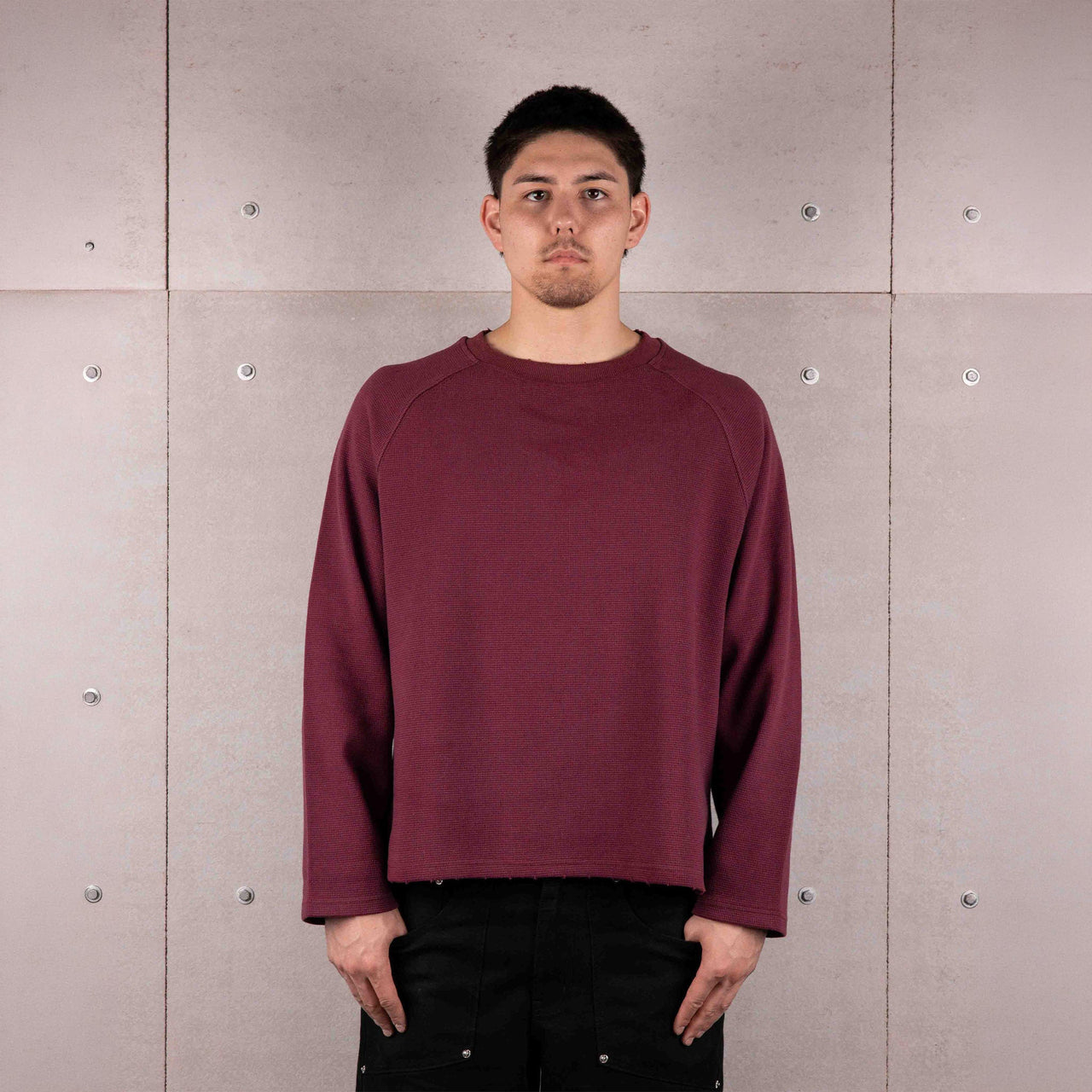 Commons Thermal Long Sleeve Tee Plum