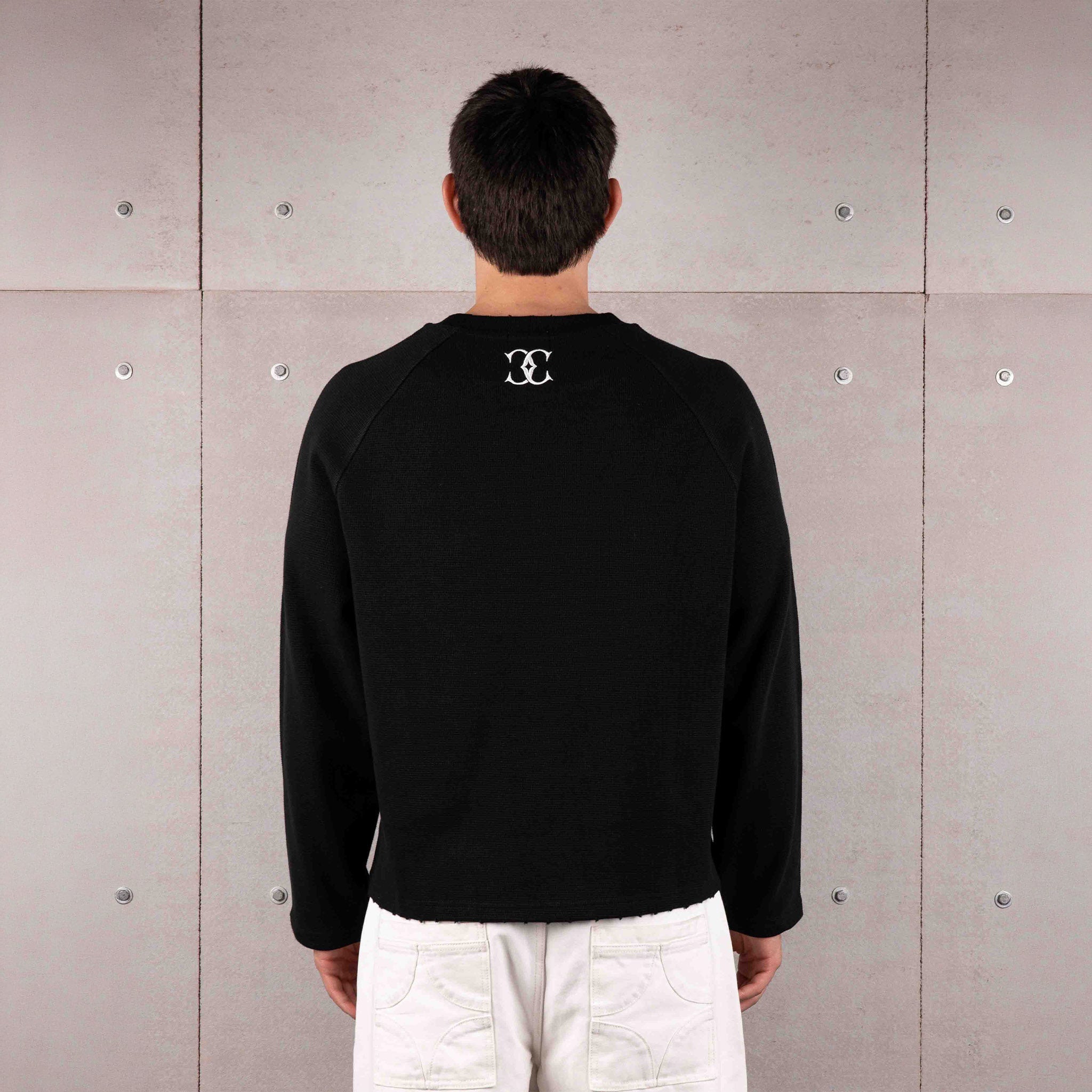 Commons Thermal Long Sleeve Tee Black