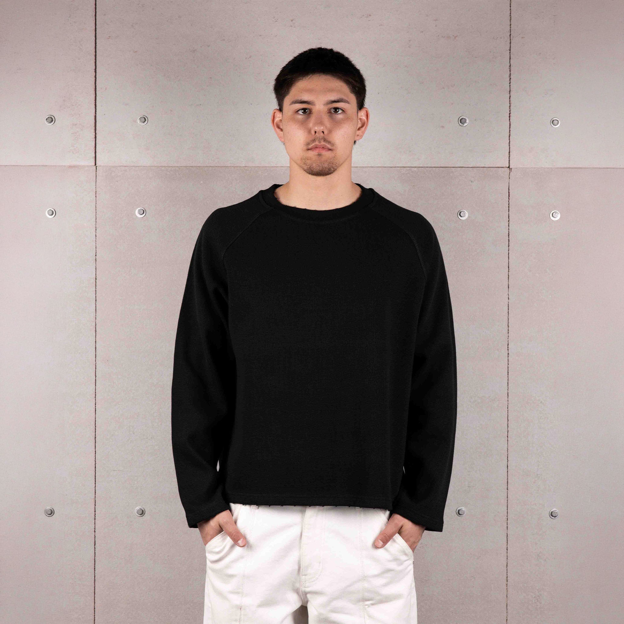 Commons Thermal Long Sleeve Tee Black
