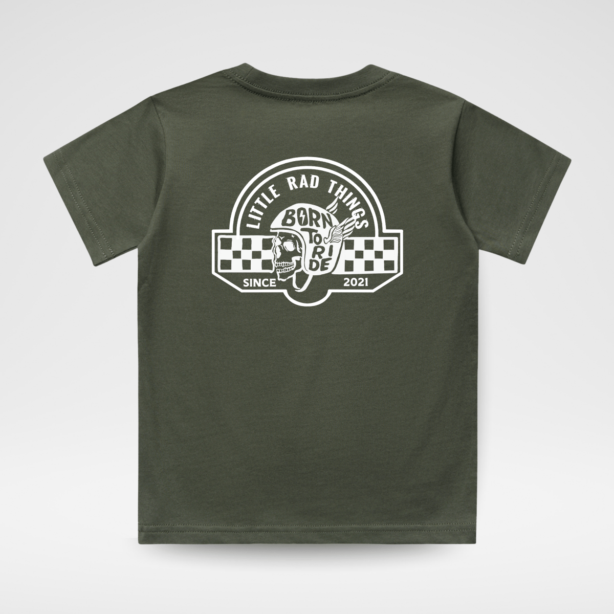 TIL DEATH DO WE RIDE TEE - OLIVE