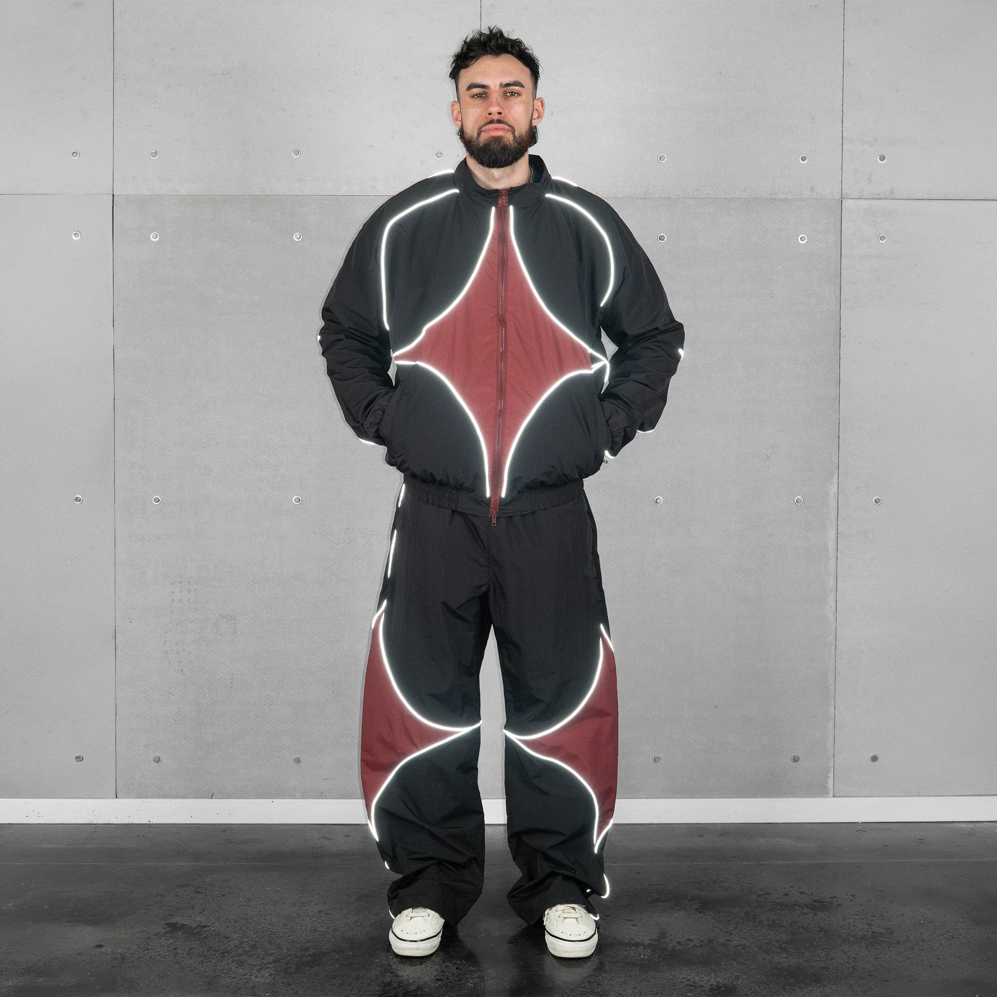Commons Star Reflective Tracksuit Zip-Up