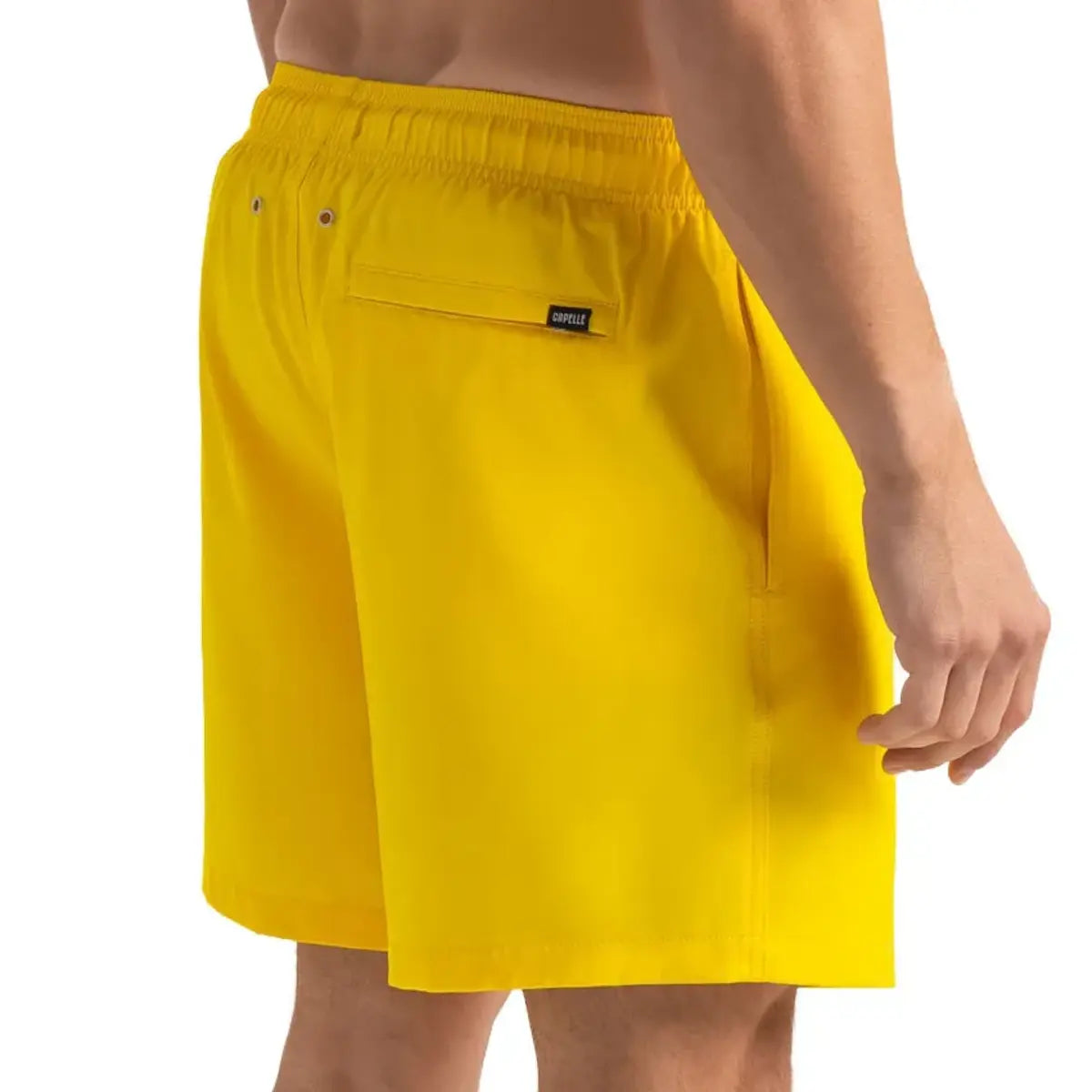 Men’s Premium Compression-Lined Hybrid Shorts – True Yellow