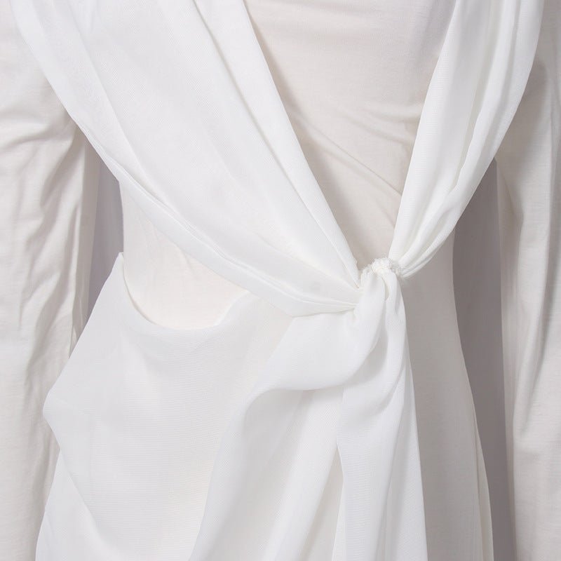 Twisted Drape Maxi Dress(MS364)