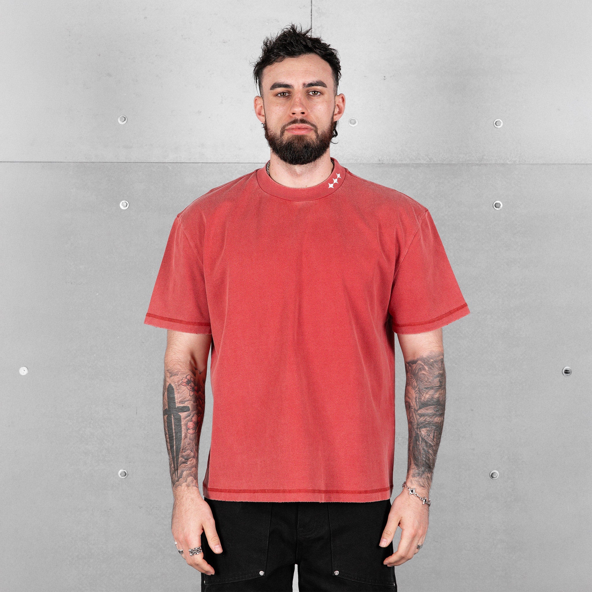 Commons Uniform Washed Plum Tee