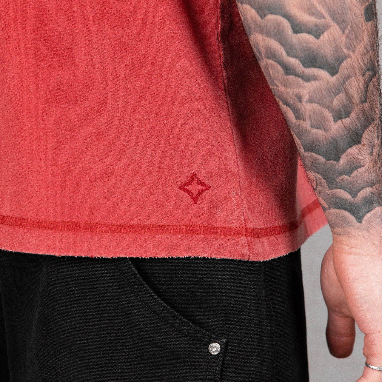 Commons Uniform Washed Plum Tee