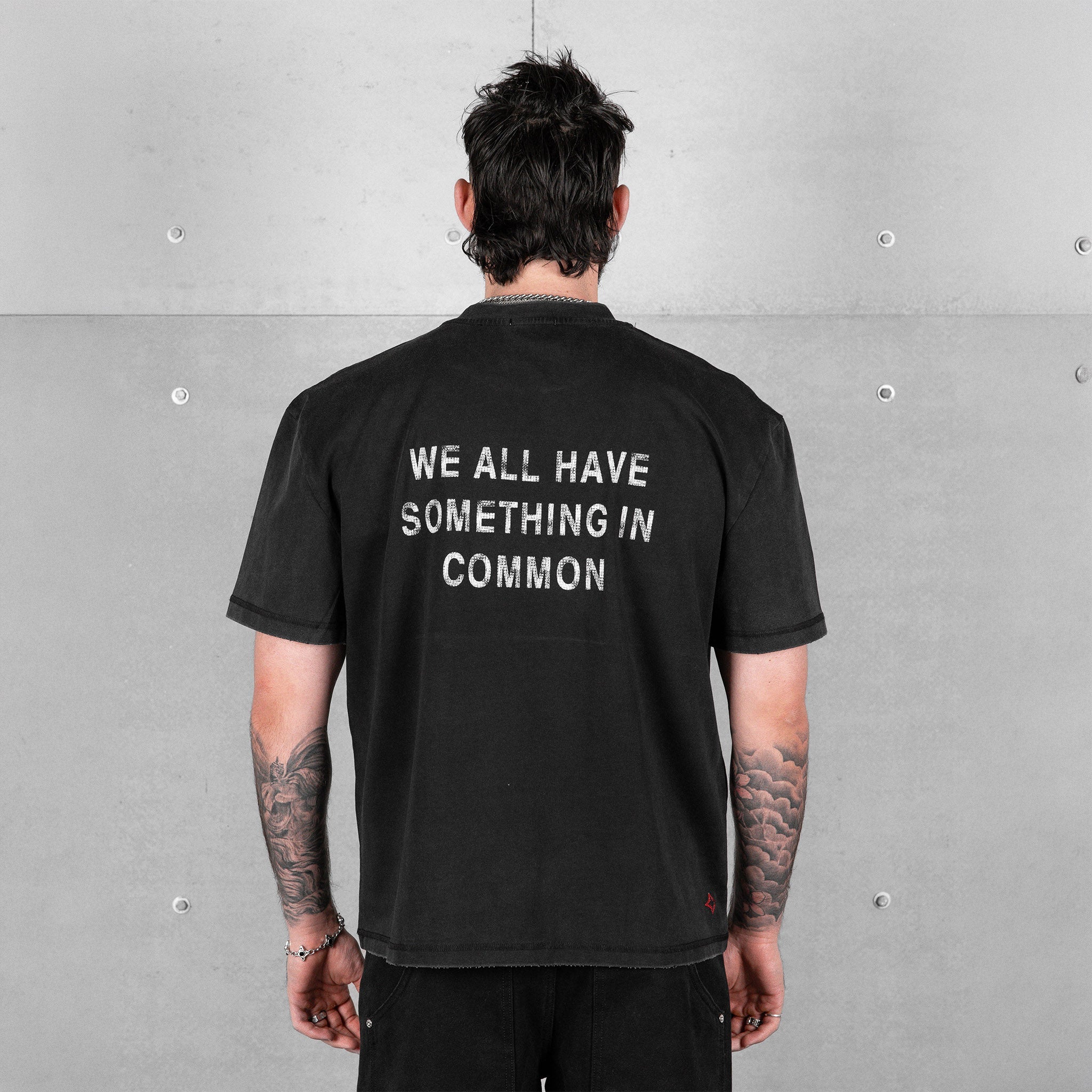 Commons Uniform Washed Black Tee