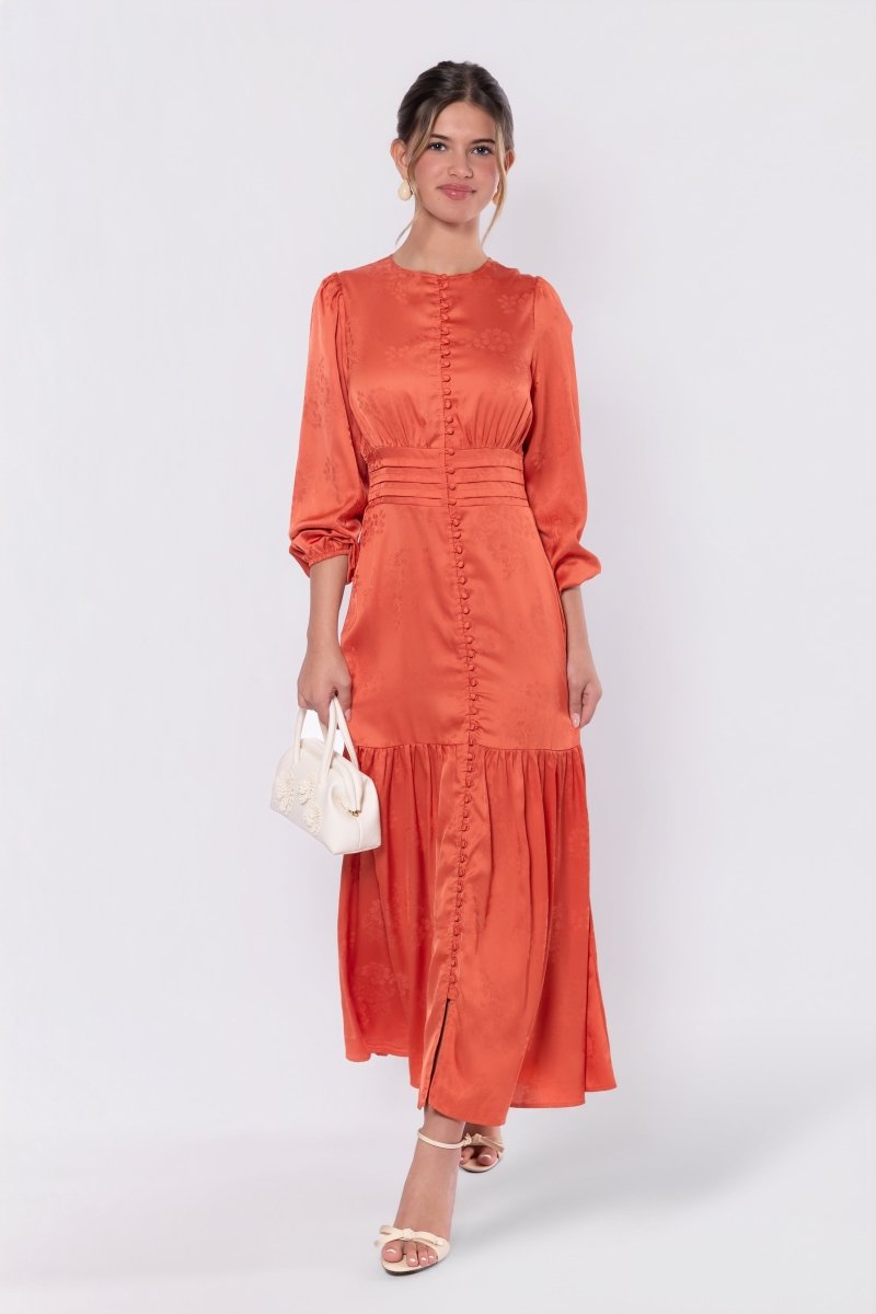 Valentina Dress (Orange)