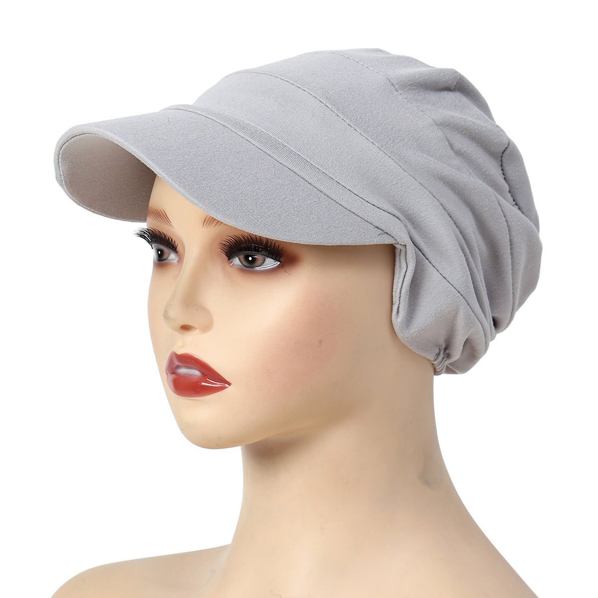 Versatile Hijab, Bottom Hat with Brim (MH108)