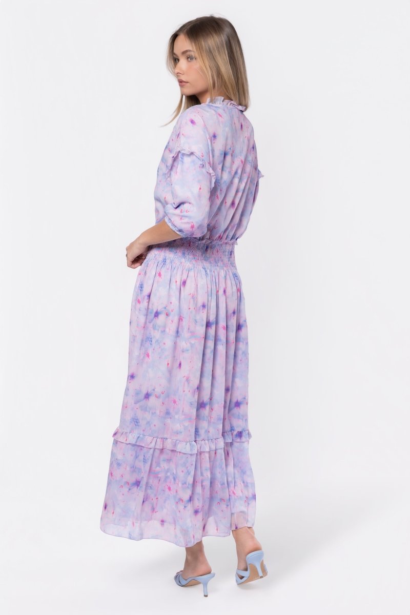 Victoria Dress (Blue Pink)