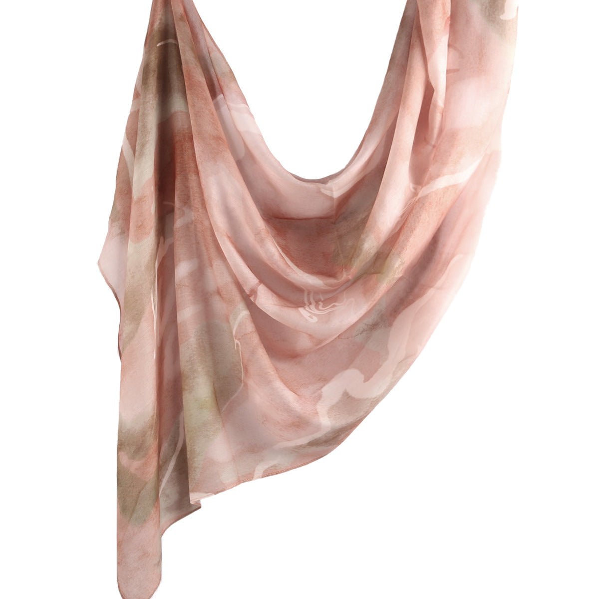 Watercolour Floral  Printed Hijab (MH103)