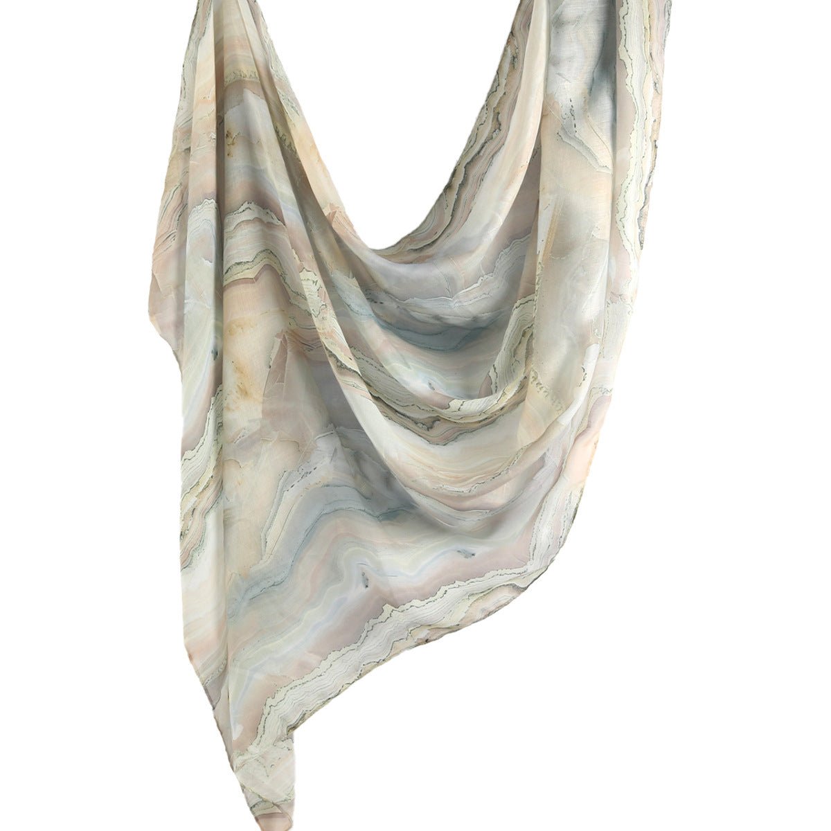 Watercolour Floral  Printed Hijab (MH103)