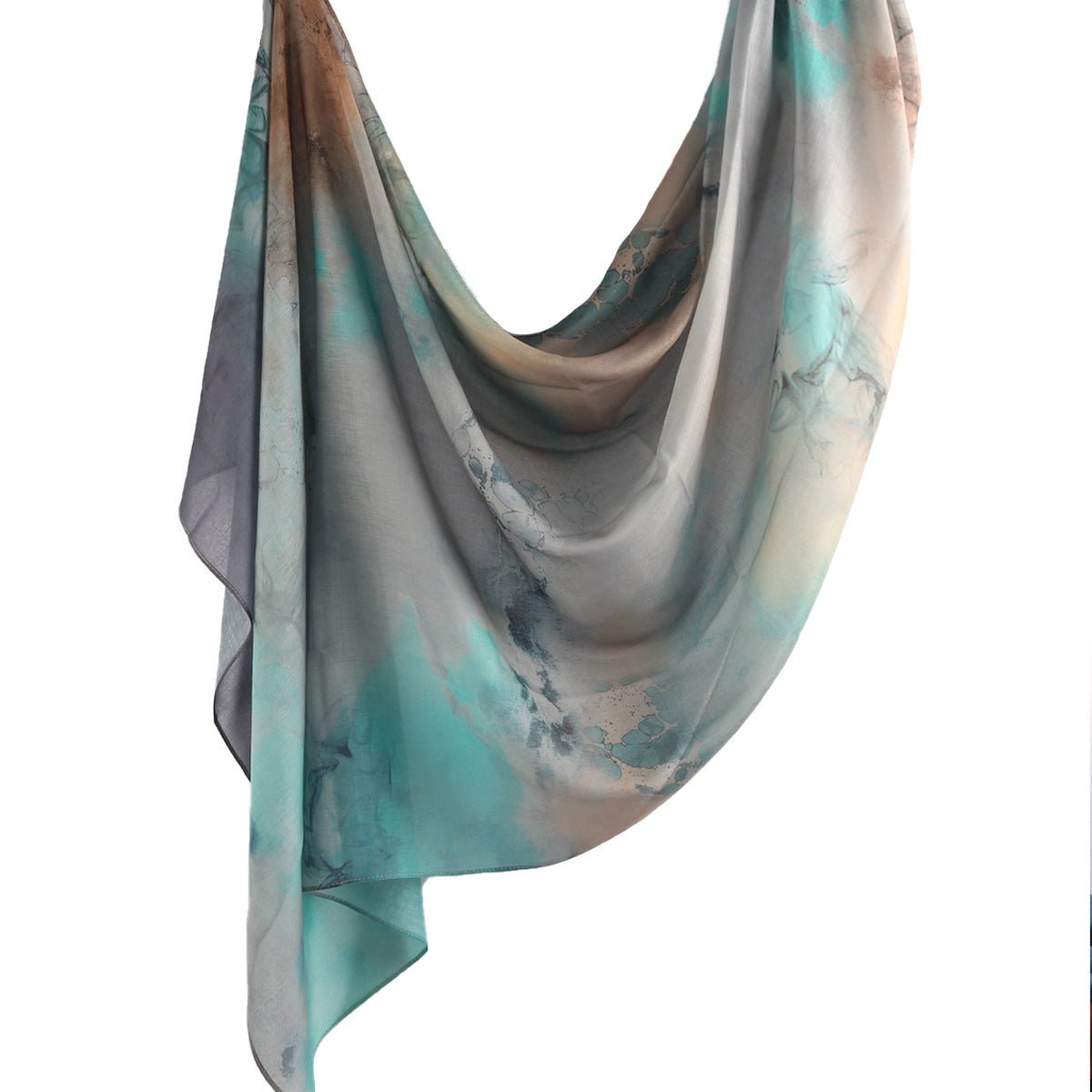 Watercolour Floral  Printed Hijab (MH103)